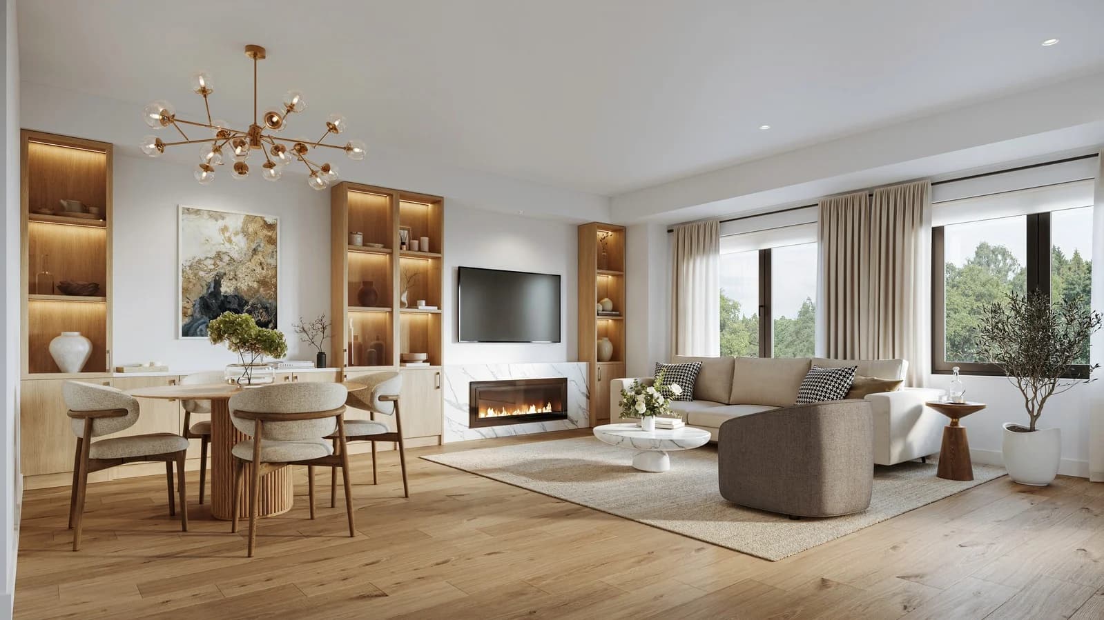 Modern Living Room Interior